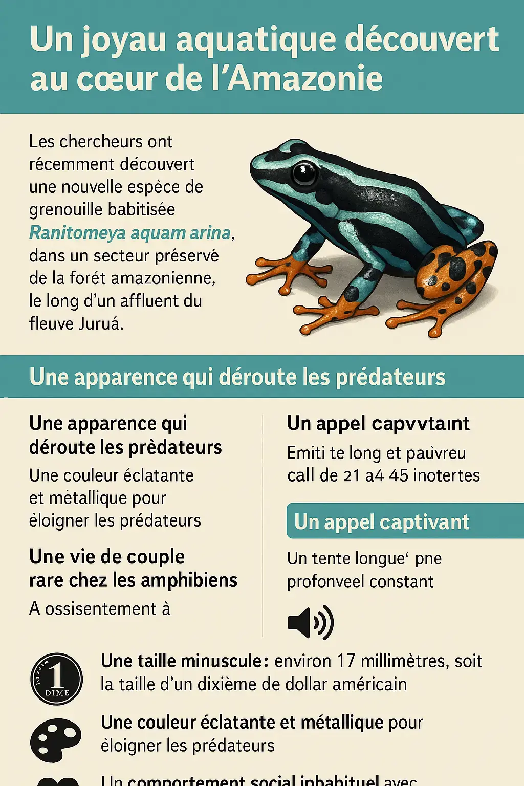 infographie, grenouille
