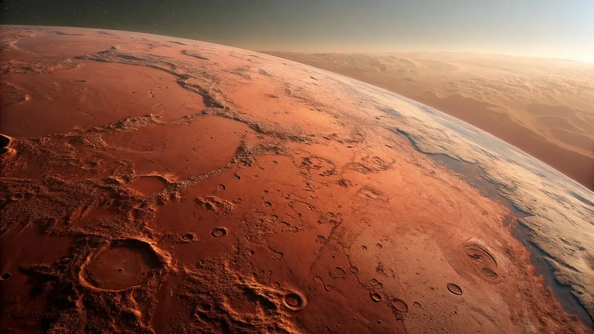 Mars, couleur, rouge, nouvelle recherche, découverte