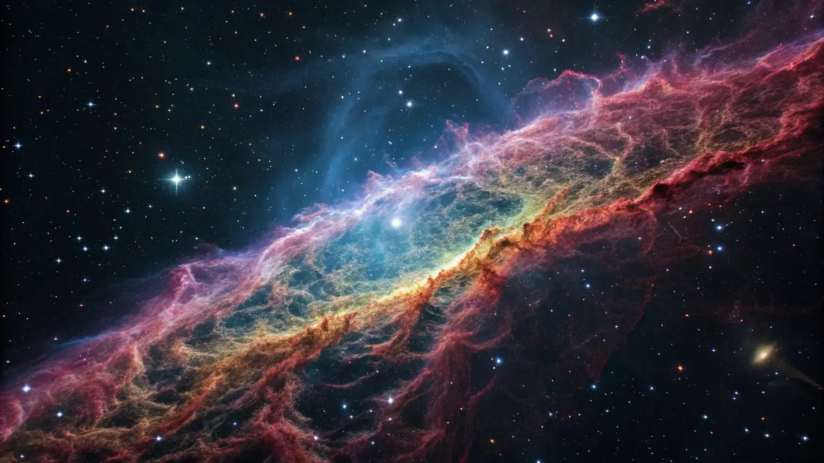 toile cosmique, filaments galactiques, image haute définition, formation des galaxies, matière noire, évolution de l'univers, astronomie moderne, exploration spatiale, observations télescopiques