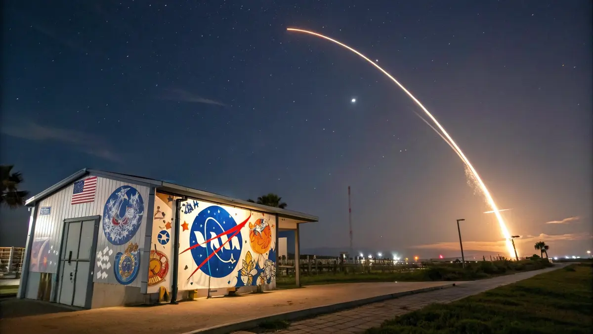 NASA, Falcon9, robot lunaire, recherche eau, mission spatiale, lancement, fusée, SpaceX