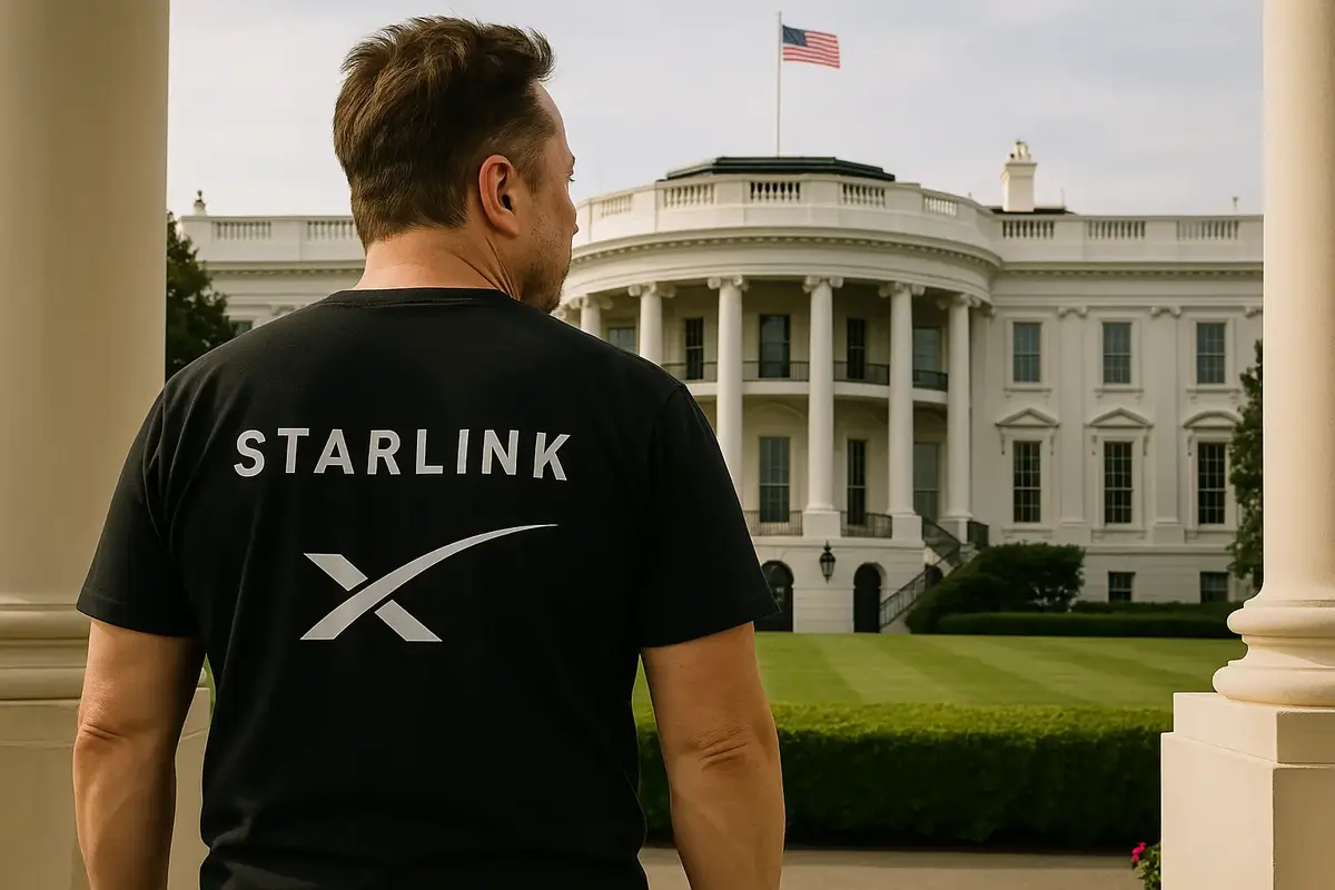 Starlink, maison blanche, Elon Musk, Microsoft