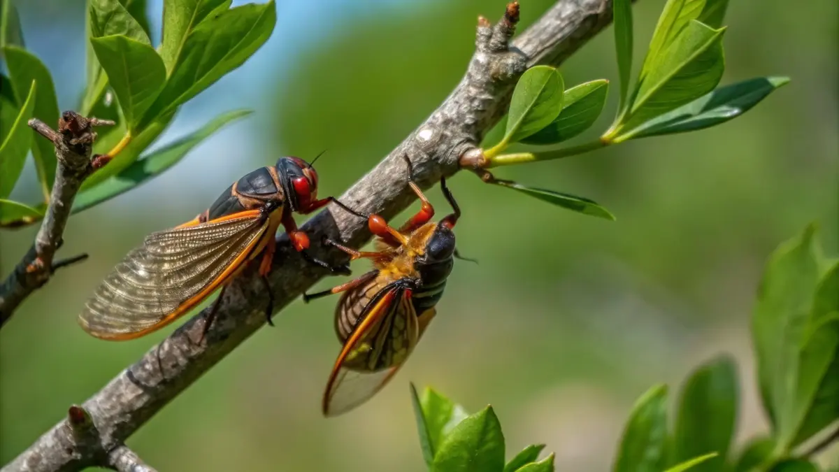 cigales, invasion, Brood XIV