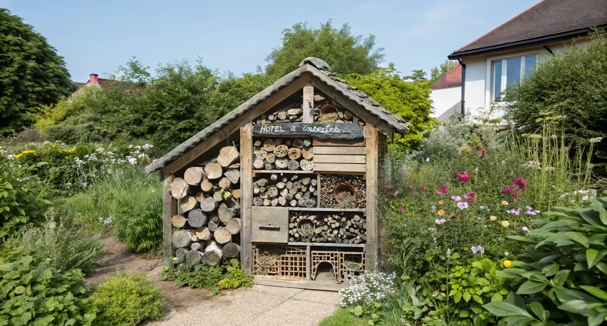 hôtel à insectes, DIY, bricolage jardin