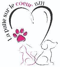 Logo association La patte sur le cœur bzh