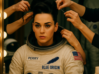 Katy Perry se prépare à conquérir l'espace : glamour et gravité zéro
