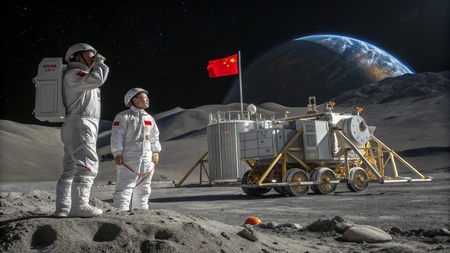 Bombe diplomatique : la Chine prévoit de construire une centrale nucléaire sur la Lune !