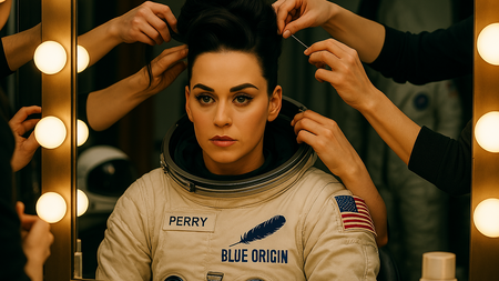 Katy Perry se prépare à conquérir l'espace : glamour et gravité zéro