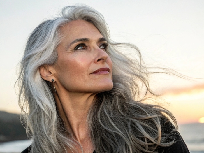 Cheveux gris à 45 ans : pourquoi arrêter les colorations séduit de plus en plus de femmes (photos)
